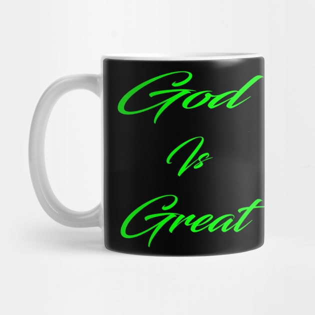 God is great christian by theshop